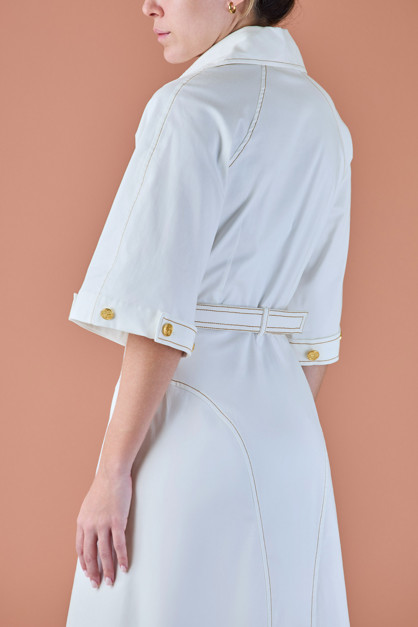 The Elsa Midi Dress Ivory