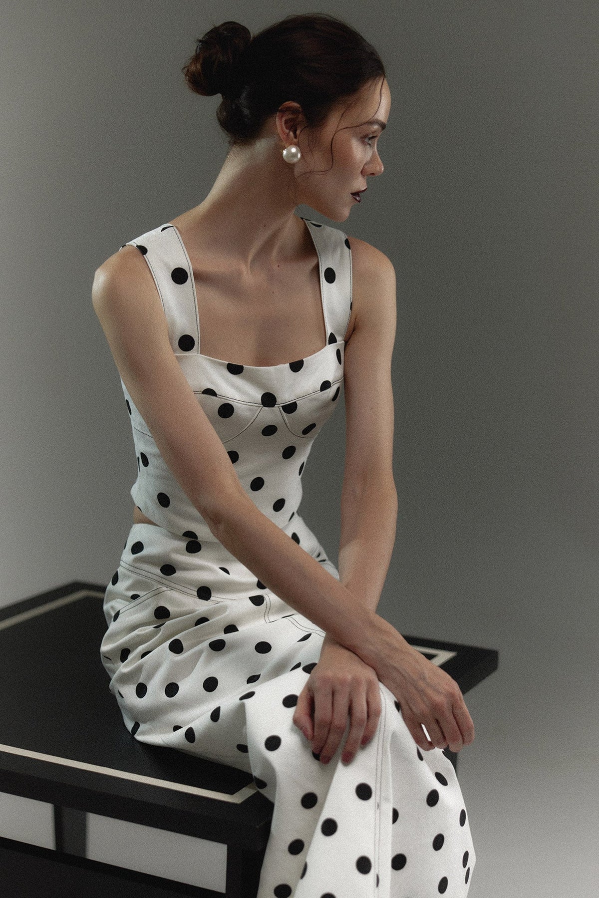 The Ponti Top in polka dots — Sanna, The Gentlewoman campaign