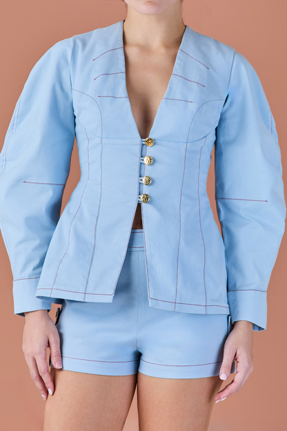 THE WILLA SKY BLUE SHORTS