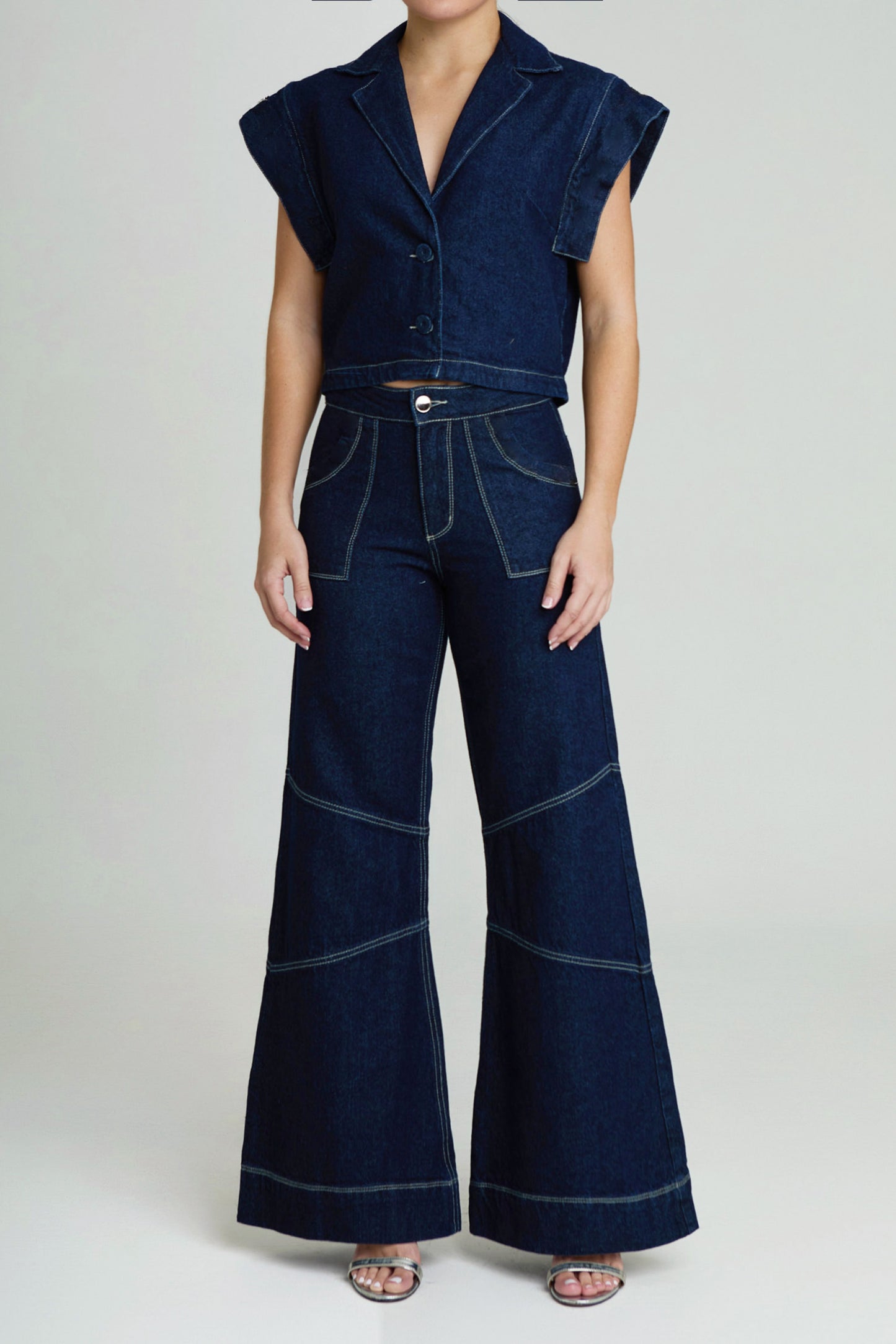 THE JACKIE DENIM TOP