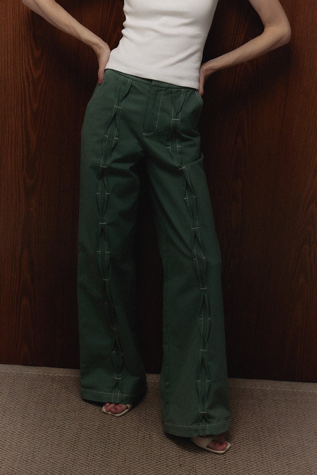 The Consani Top in ivory — Sanna, The Gentlewoman campaign