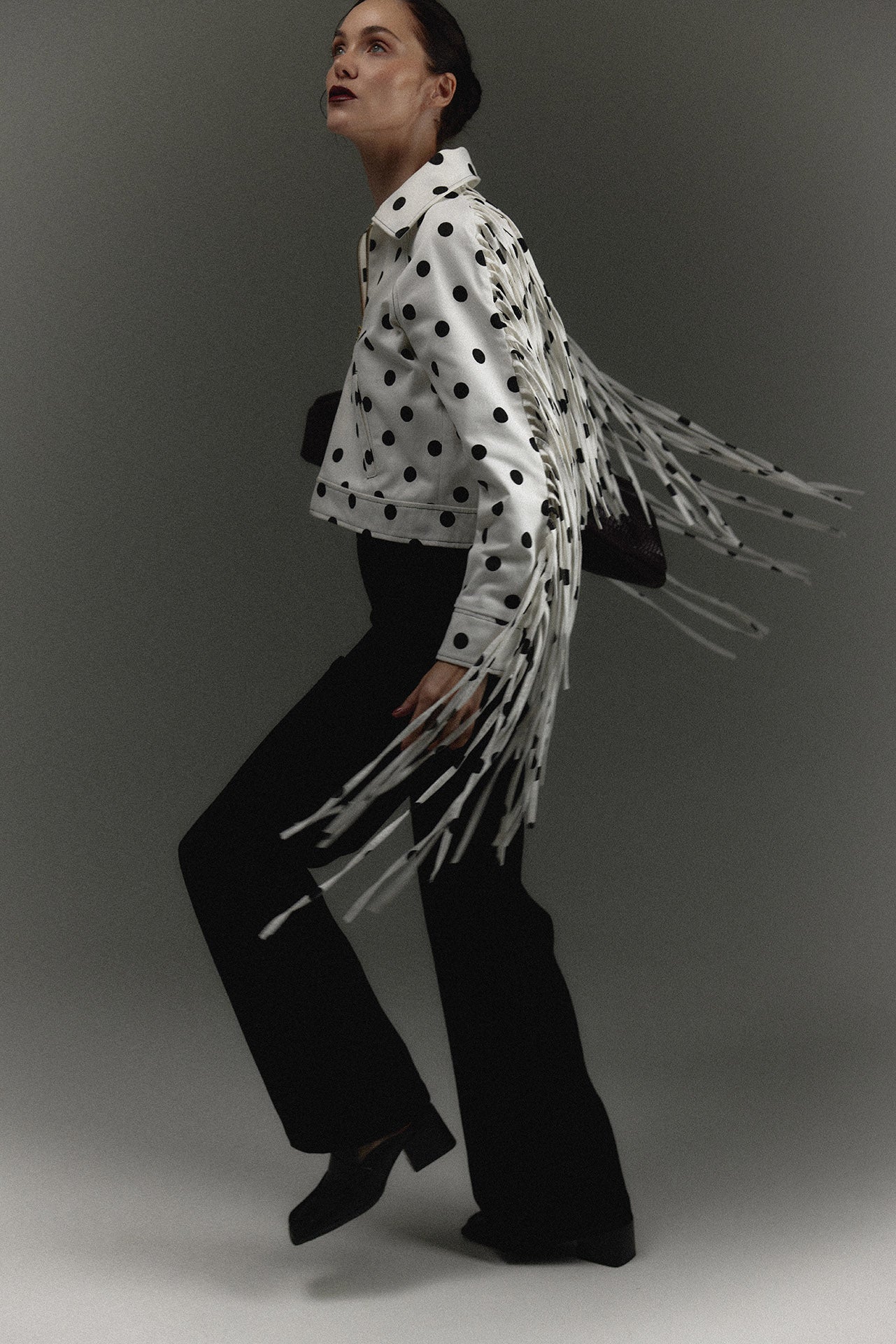 The MonteNegro Jacket in movement — Sanna, The Gentlewoman campaign