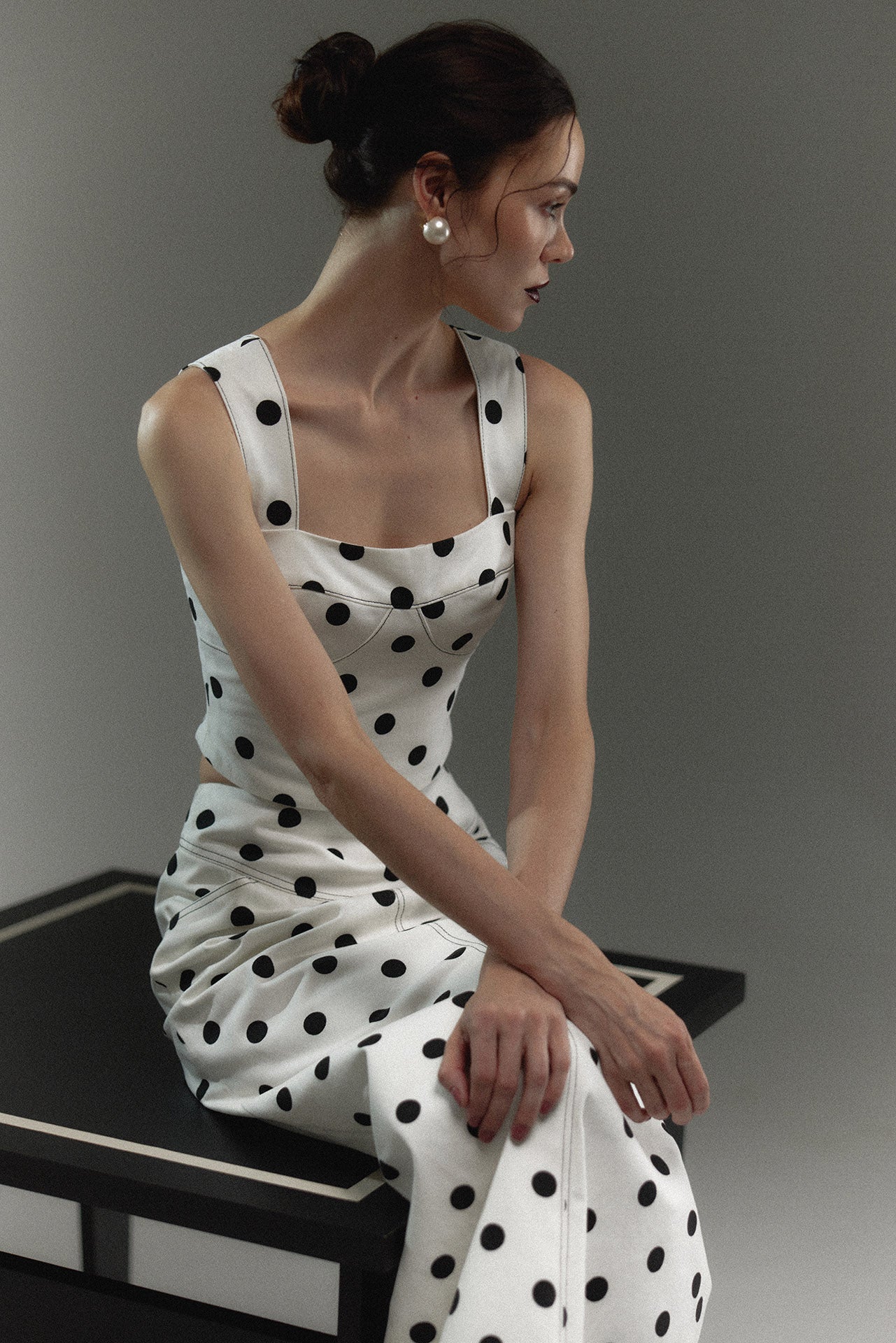 The Ponti Top in polka dots — Sanna, The Gentlewoman campaign