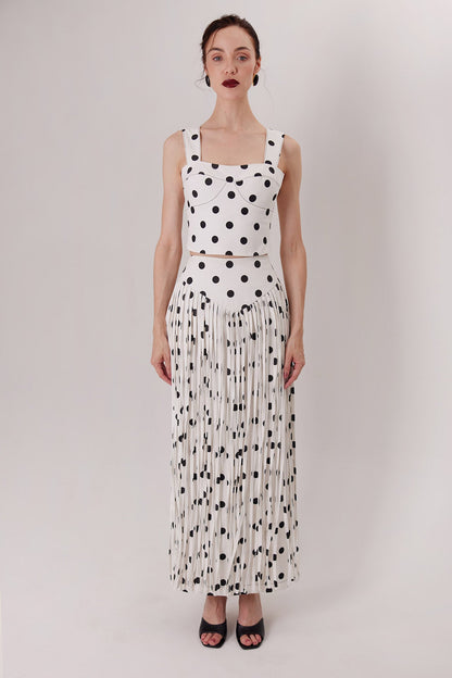 The Ponti Top with the Ponti Fringe Skirt — Sanna, The Gentlewoman collection