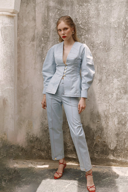 THE LEVINE SKY BLUE PANTS